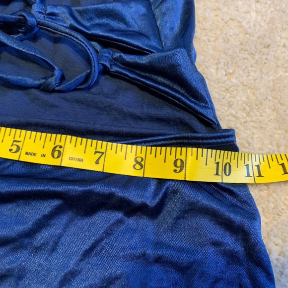 Windsor Navy Body Con Back Strap Dress Size S - Picture 10 of 10